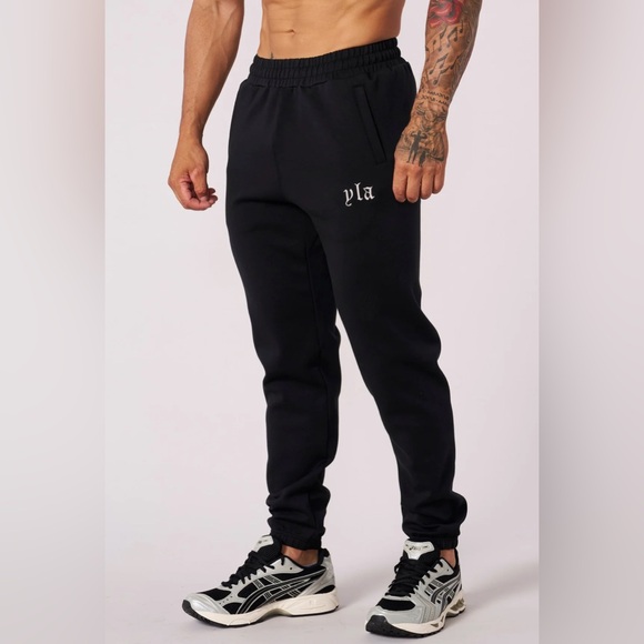 YoungLA Model 2014 Cozy Set Jogger Sweatpants in Black Men’s Medium YLA2743 - Picture 1 of 7